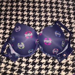 Multi-Color PINK Victors Secret Bra.